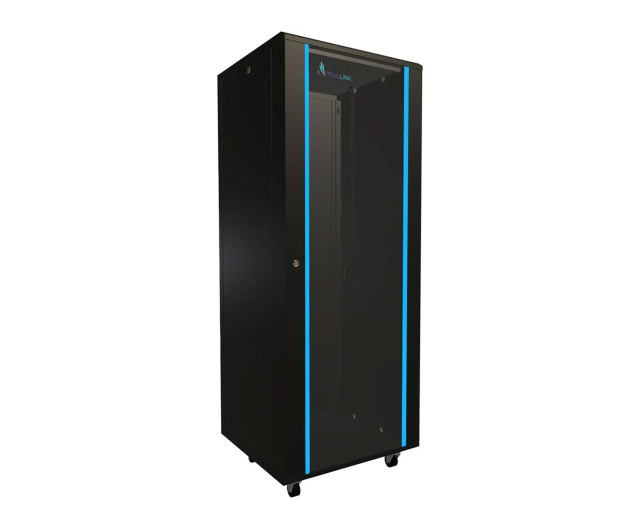 Extralink Szafa rack 32U 600x600mm czarna stojąca EX.14756 - 1323207 - zdjęcie